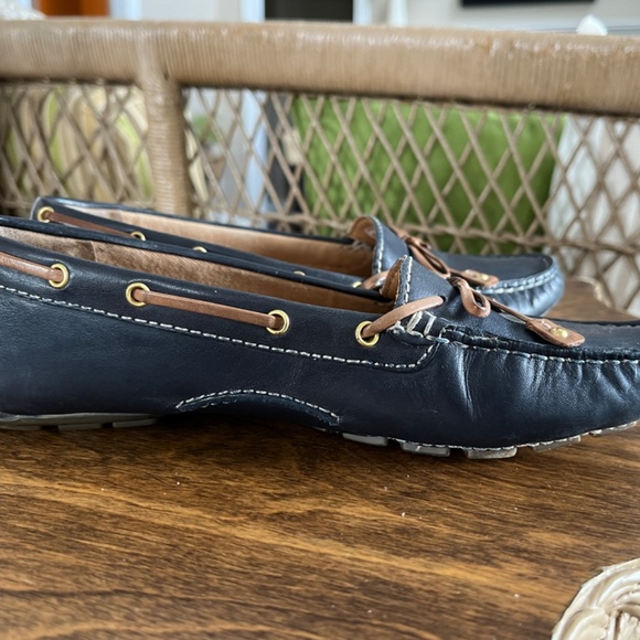 Clark Driving mocs/loafers in hard to find NAVY - Picture 5 of 8